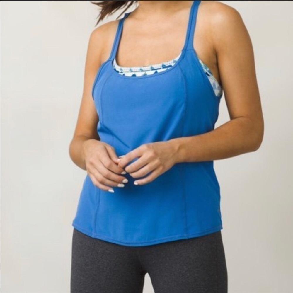 Prana Women's Sway Tank Bluegrass Paradise Small